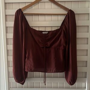 Abercrombie & Fitch Maroon Blouse